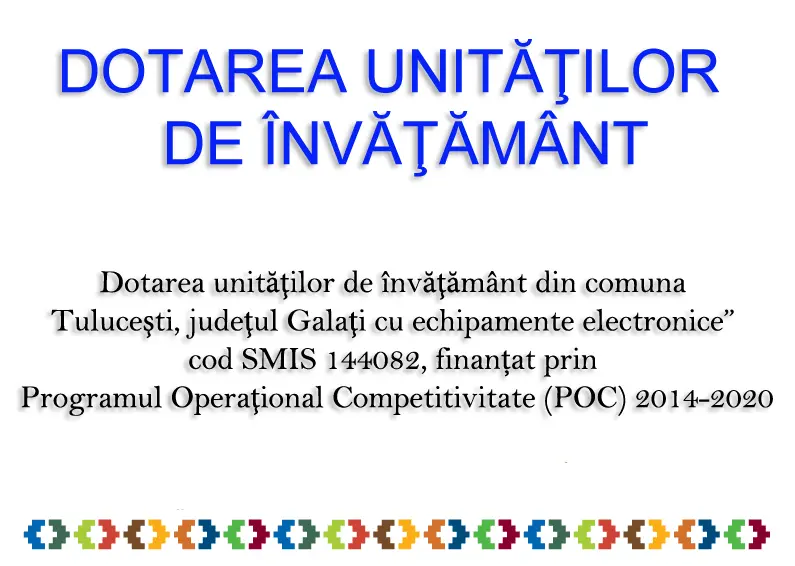 Dotarea unităților de învățământ